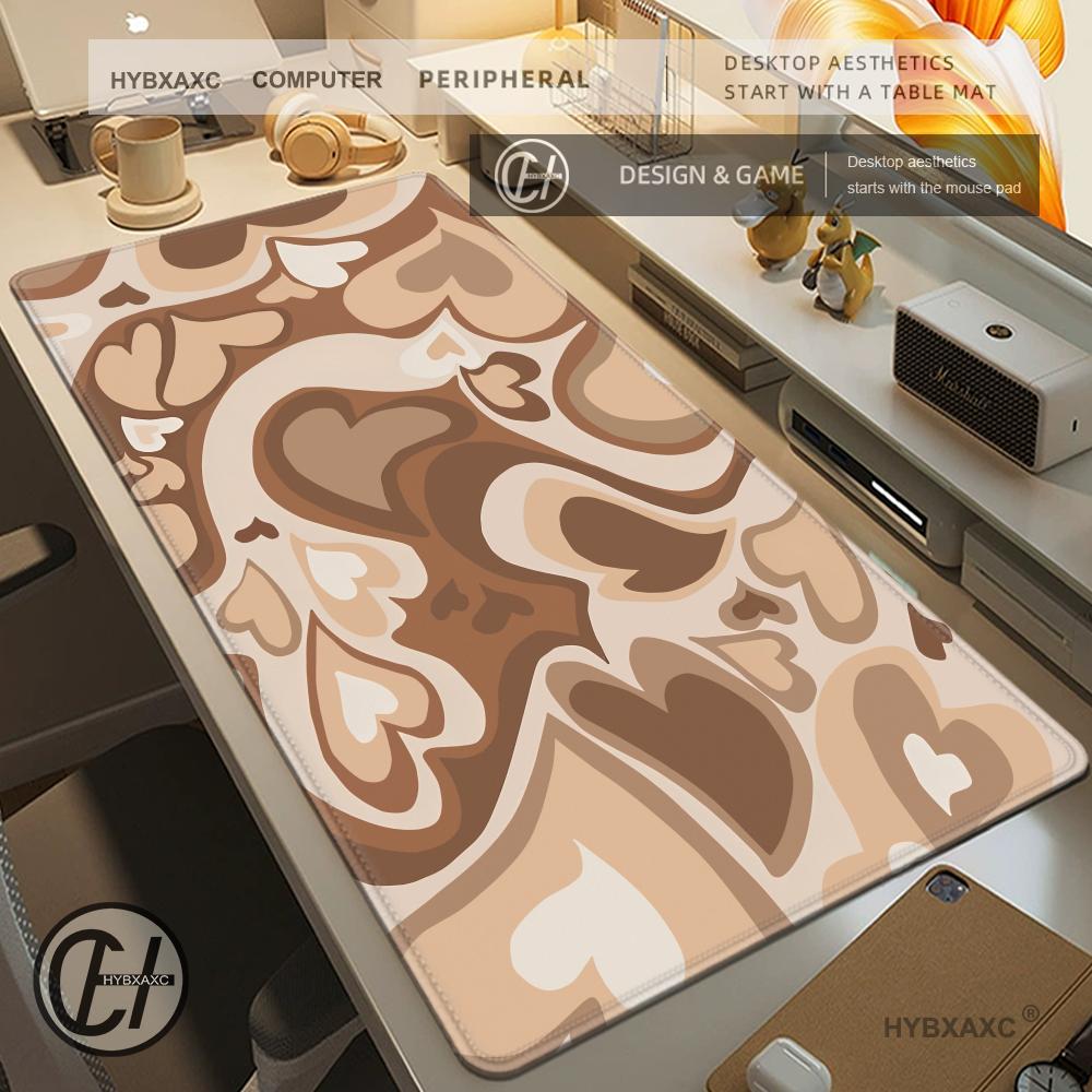 Bar Mat Rubber - Coffee Love Heart Antislip muismat Grote
