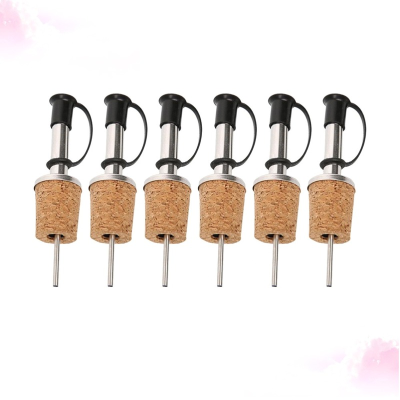 Bitters Bottle Set - Roestvrijstalen Wijnschenker, Kurkontwerp, Fles Stofkap, Olijfolie,