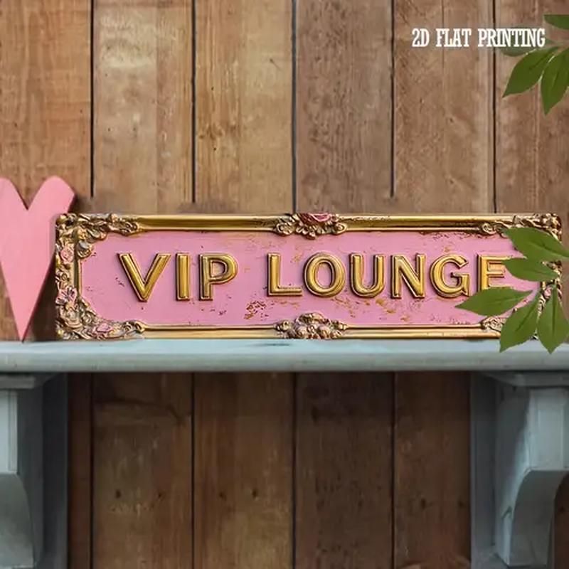 2D plat - Vintage roze VIP Lou - Home Bar Lounge recensie en prijs