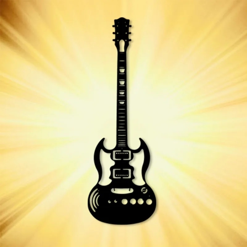 Merk 3D Metalen Gitaar Muurkun - Home Bar Lounge recensie en prijs