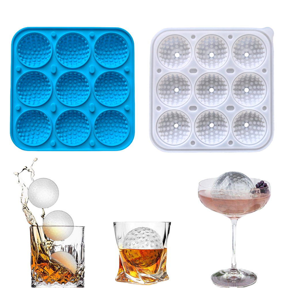 Golfbal met 9 holtes en deksel - Ice Mold Sphere recensie en prijs