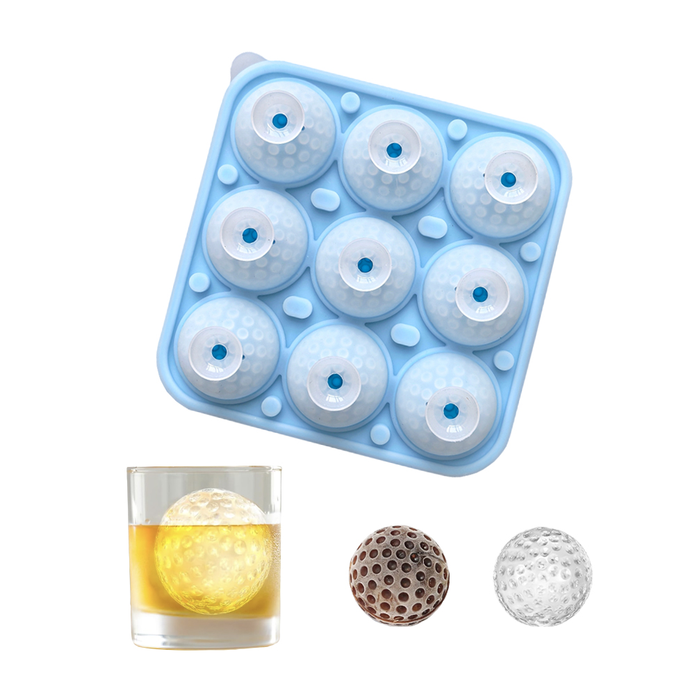 Golfbal met 9 holtes en deksel - Ice Mold Sphere recensie en prijs